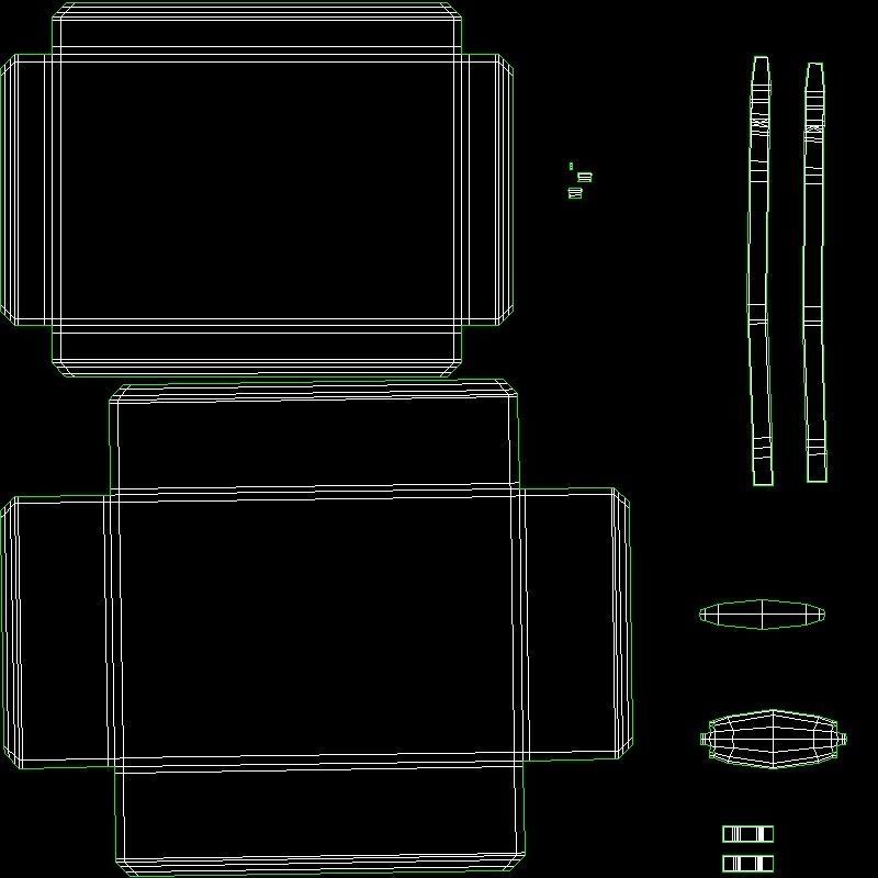 Vintage Leather Suitcase PBR Low-poly 3D model_23