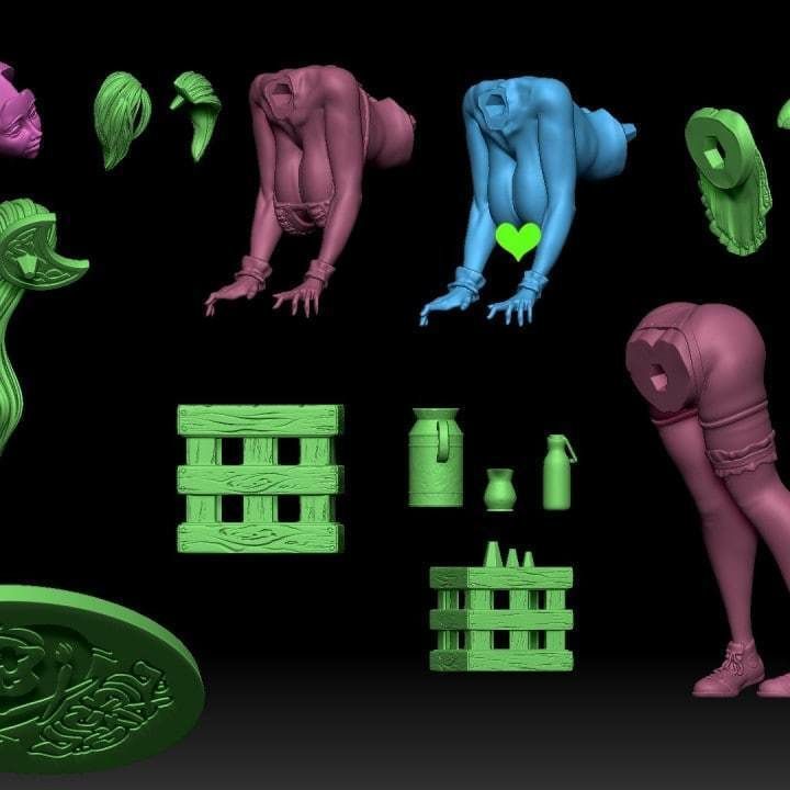 Milk Maid Sona 3D print model_3