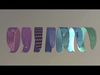 7 bracelets low poly bracelets for the price of 2 Low-poly 3D model_1