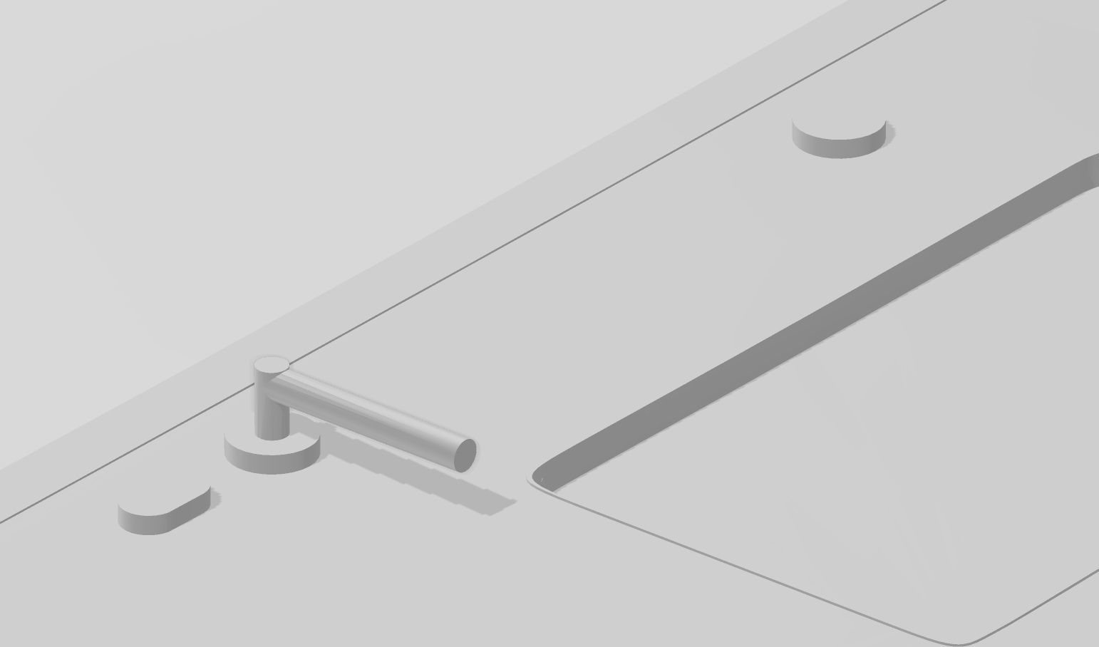 Simple door for ship models 3D print model_3