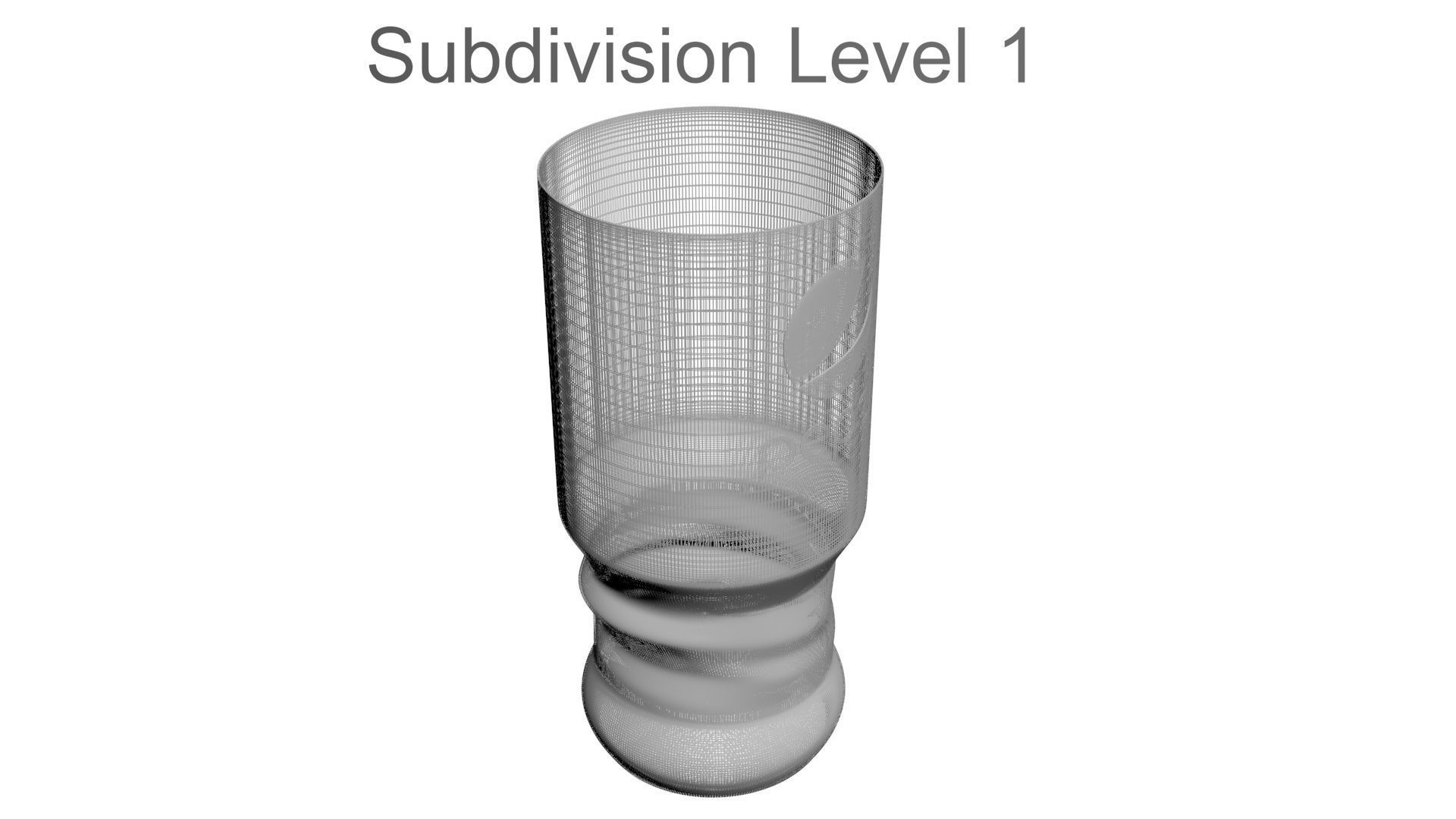 Black Pepsi Glass 3D model_24