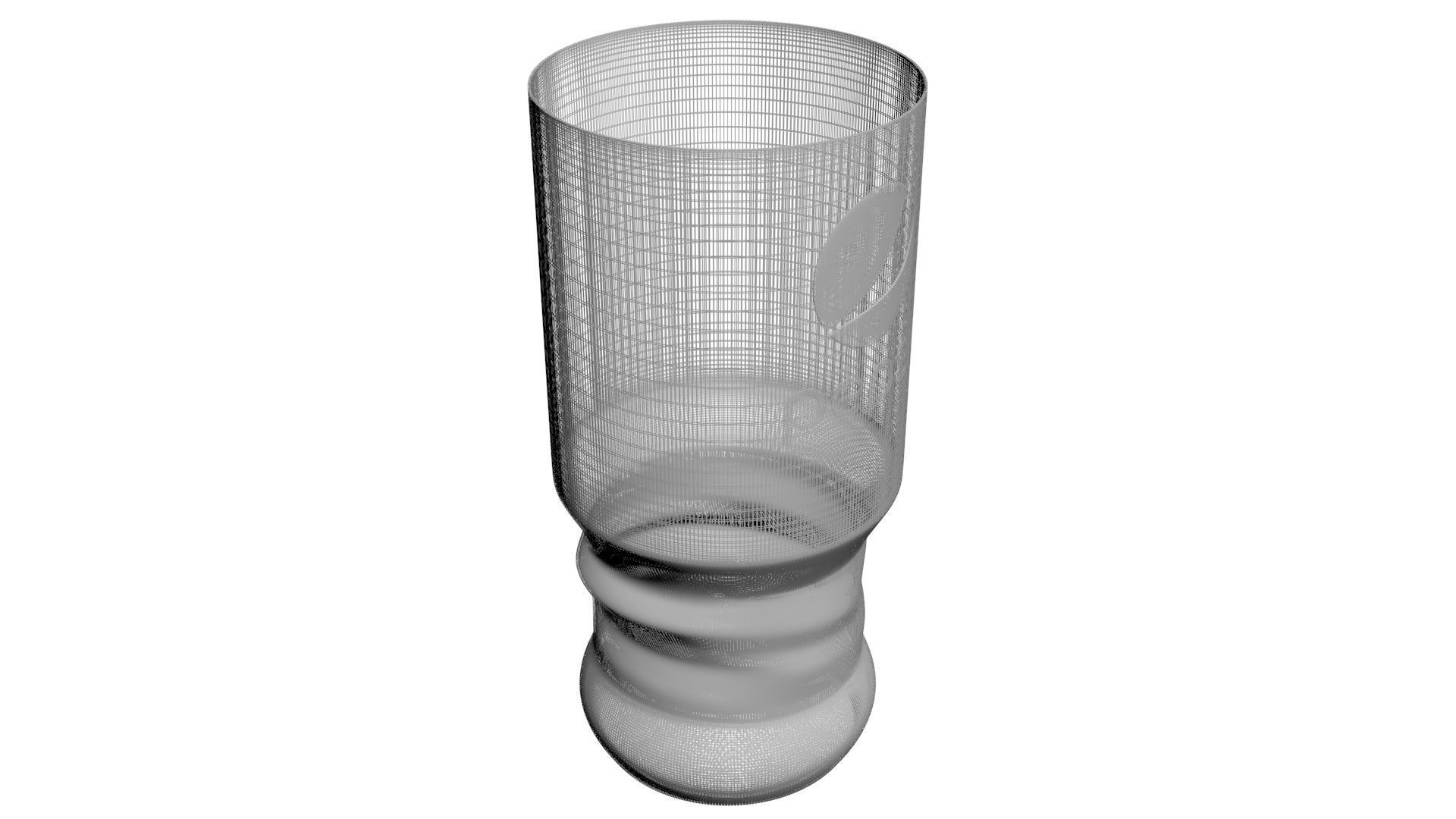 Black Pepsi Glass 3D model_17
