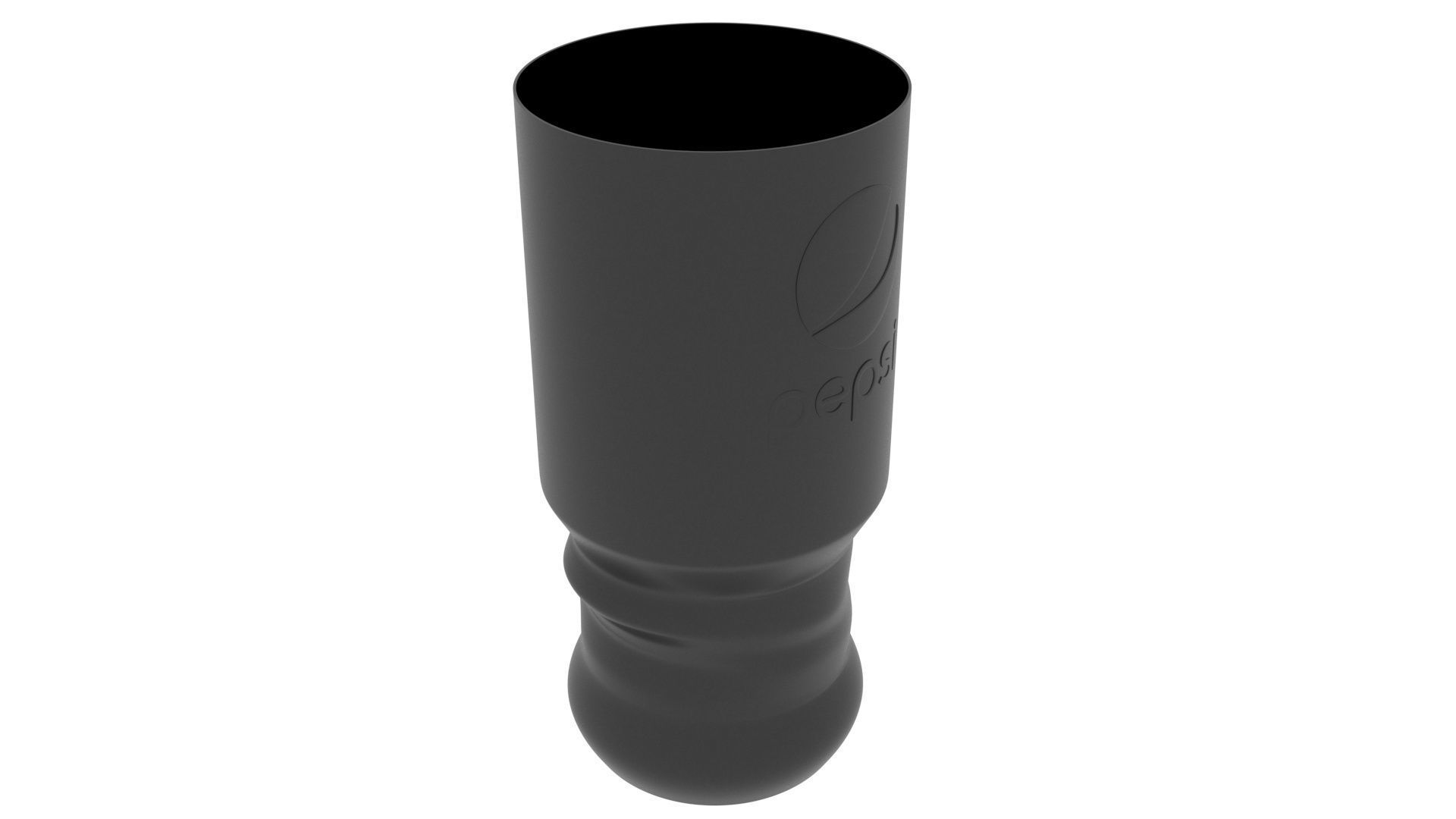 Black Pepsi Glass 3D model_10
