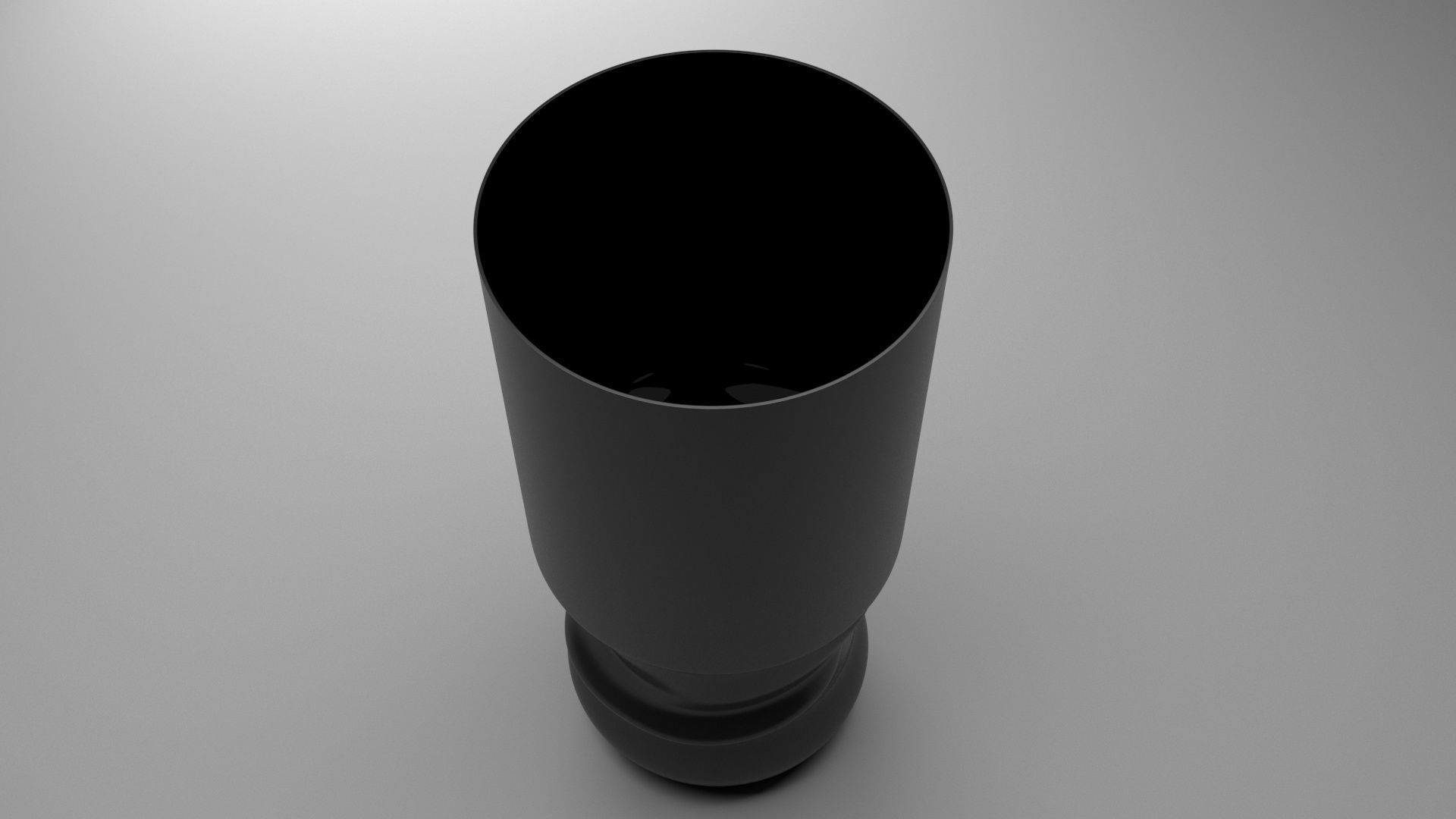 Black Pepsi Glass 3D model_5