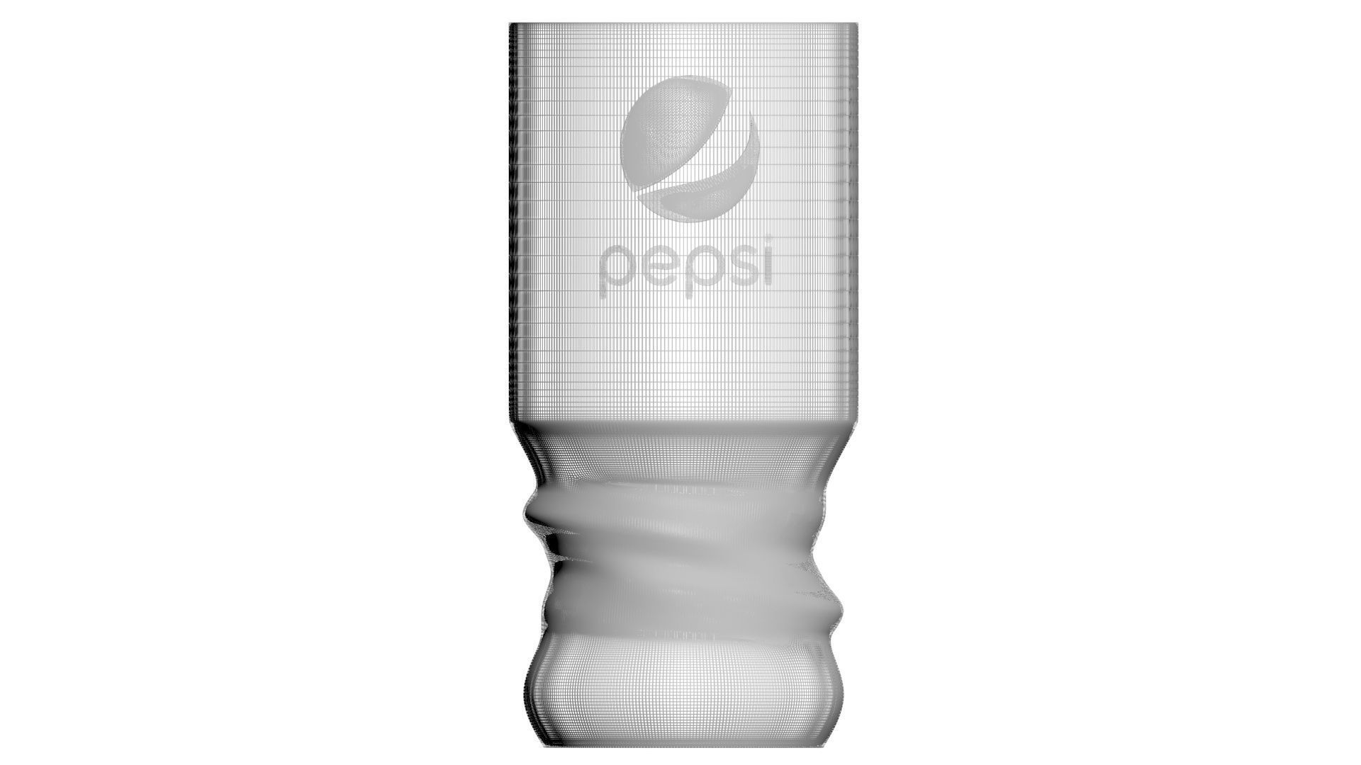 Black Pepsi Glass 3D model_22