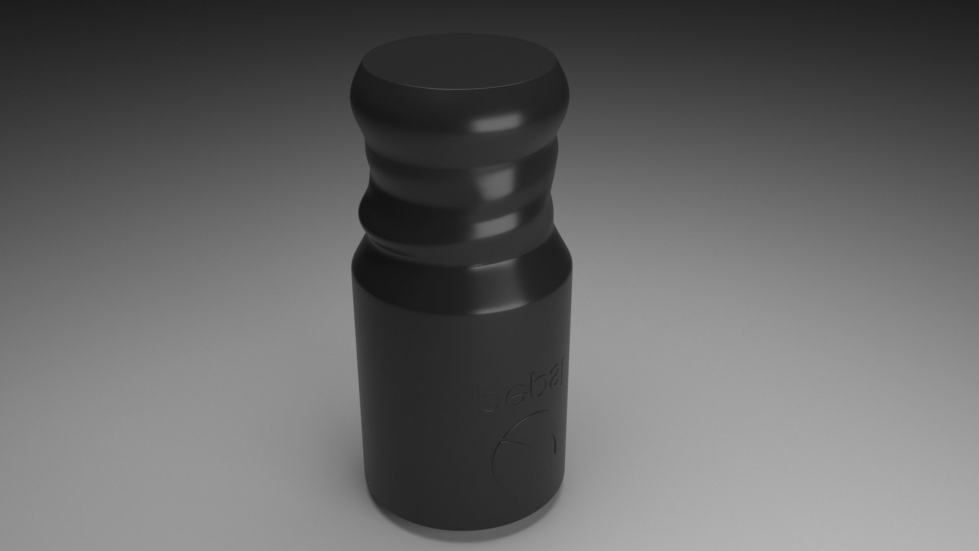 Black Pepsi Glass 3D model_7
