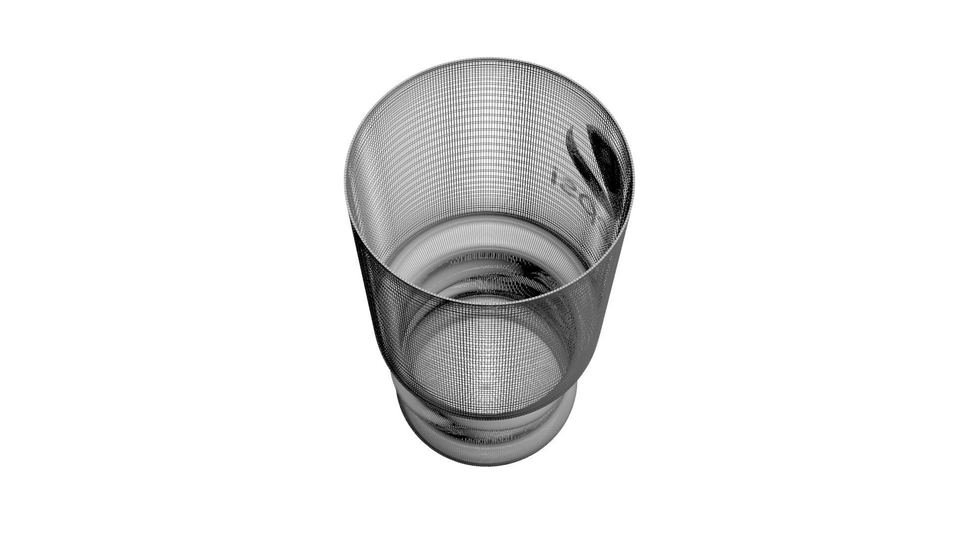 Black Pepsi Glass 3D model_20