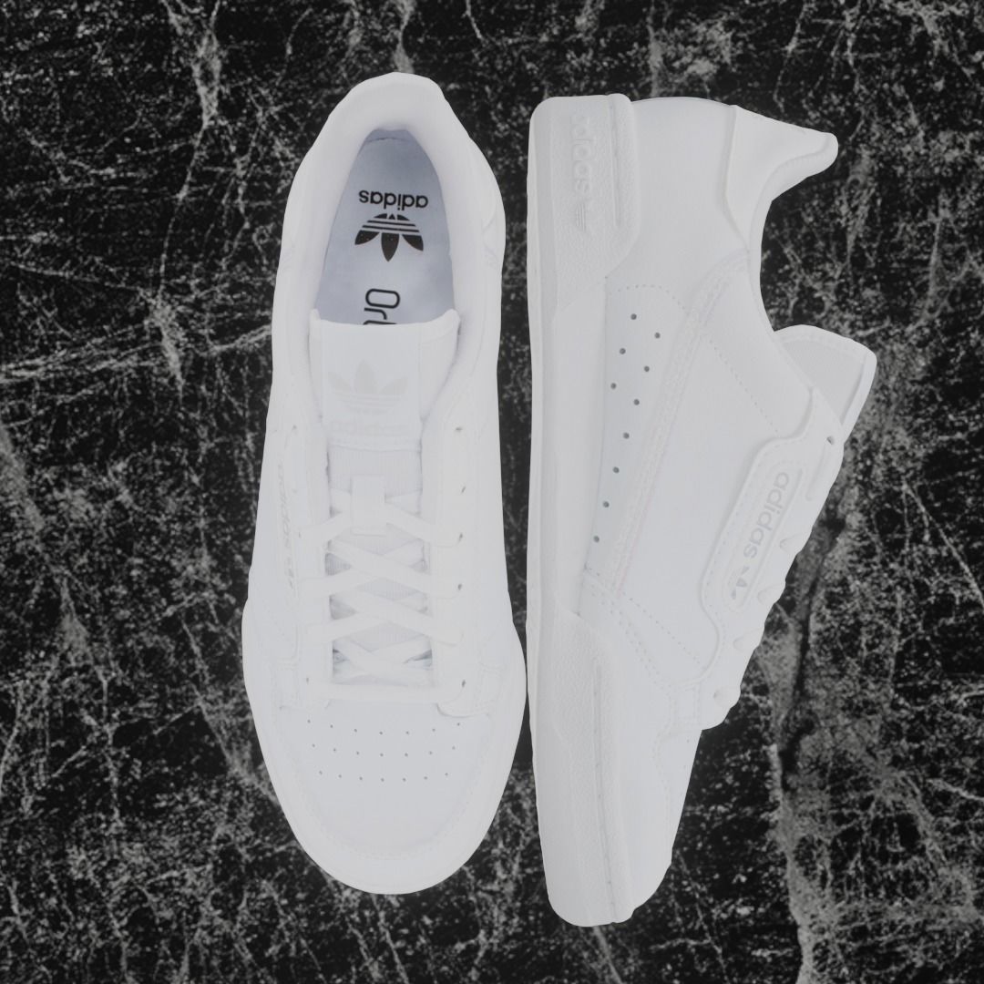 Adidas 3D Shoes - White - Ortholite Series Low-poly 3D model_2