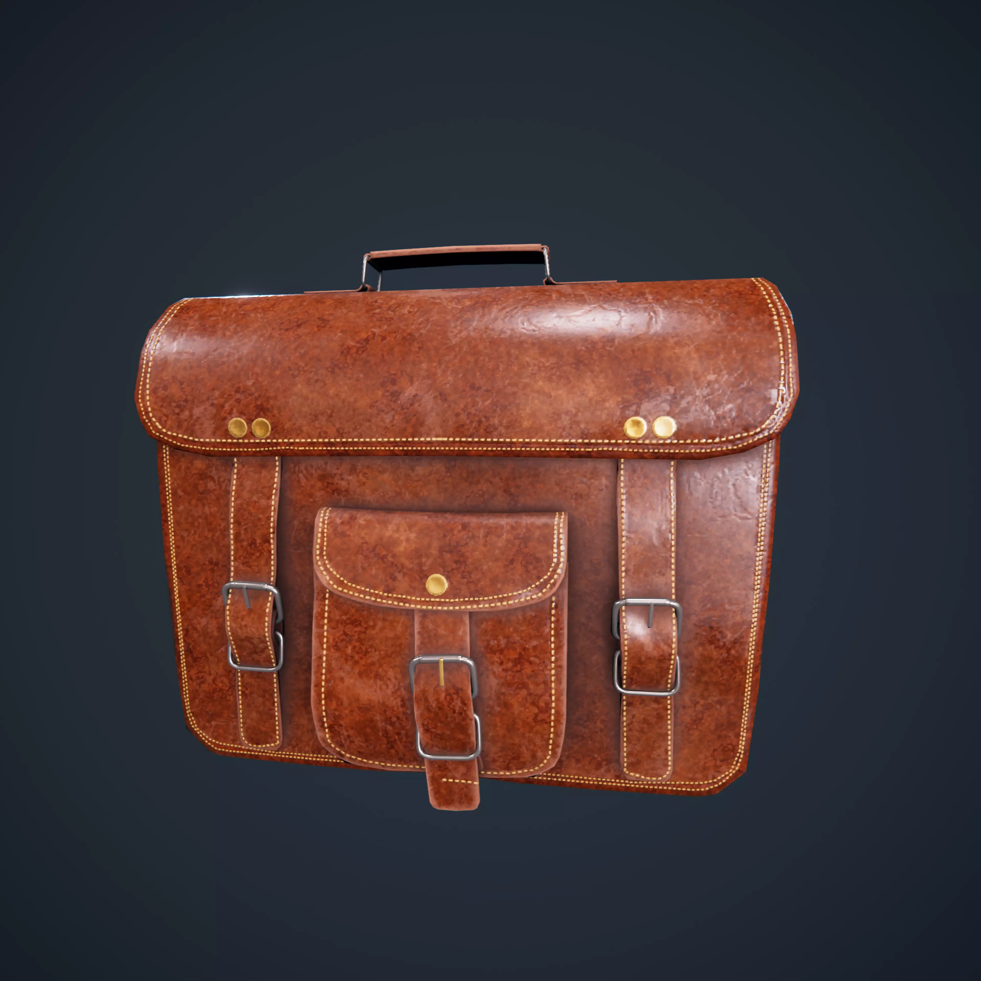 Briefcase Classroom Office Free low-poly 3D model