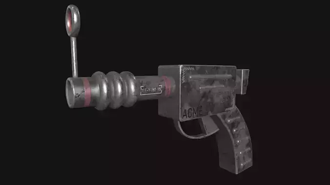 sci fi ray gun Free low-poly 3D model