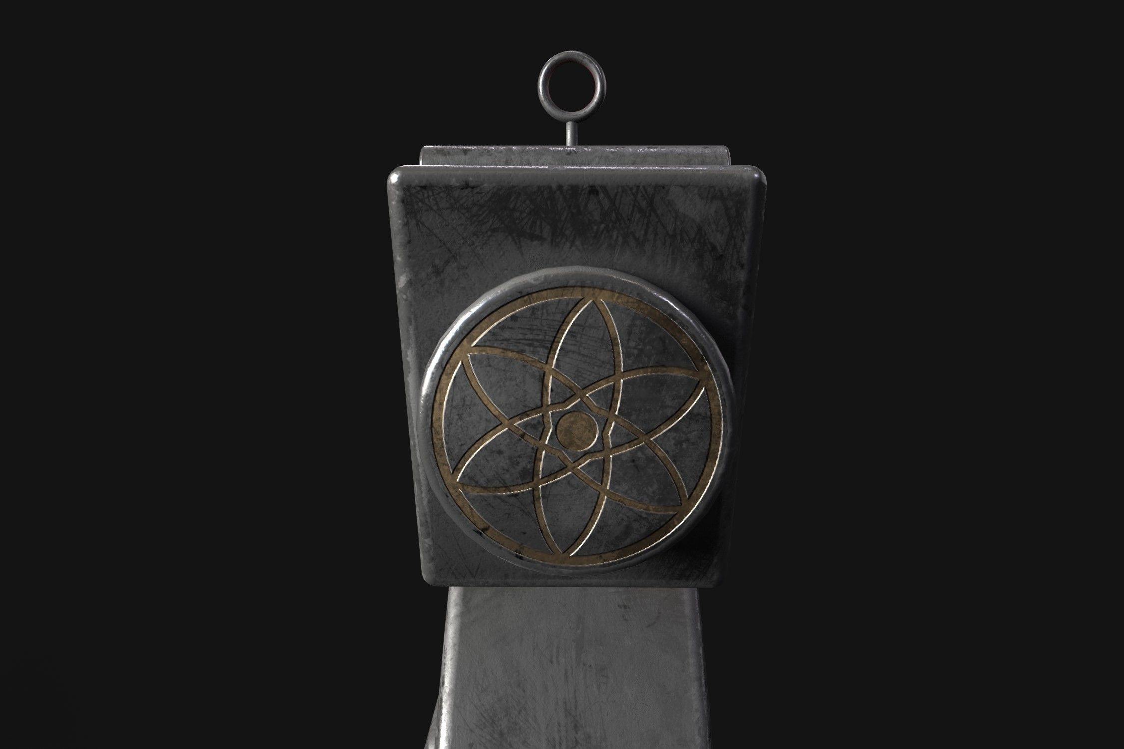 sci fi ray gun Free low-poly 3D model_6