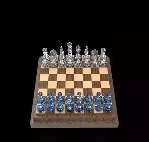  Chess board with stones