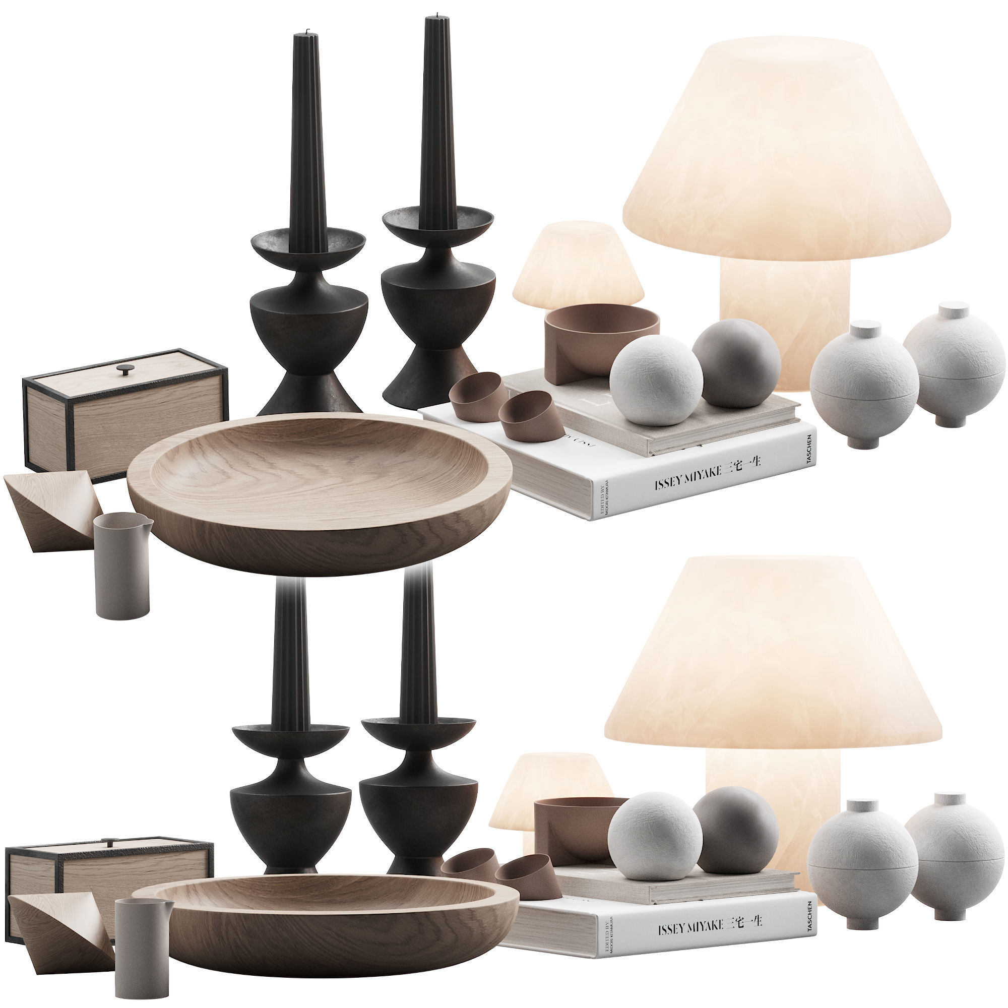 116 decorative set 029 japan style decor P03 3D model_1
