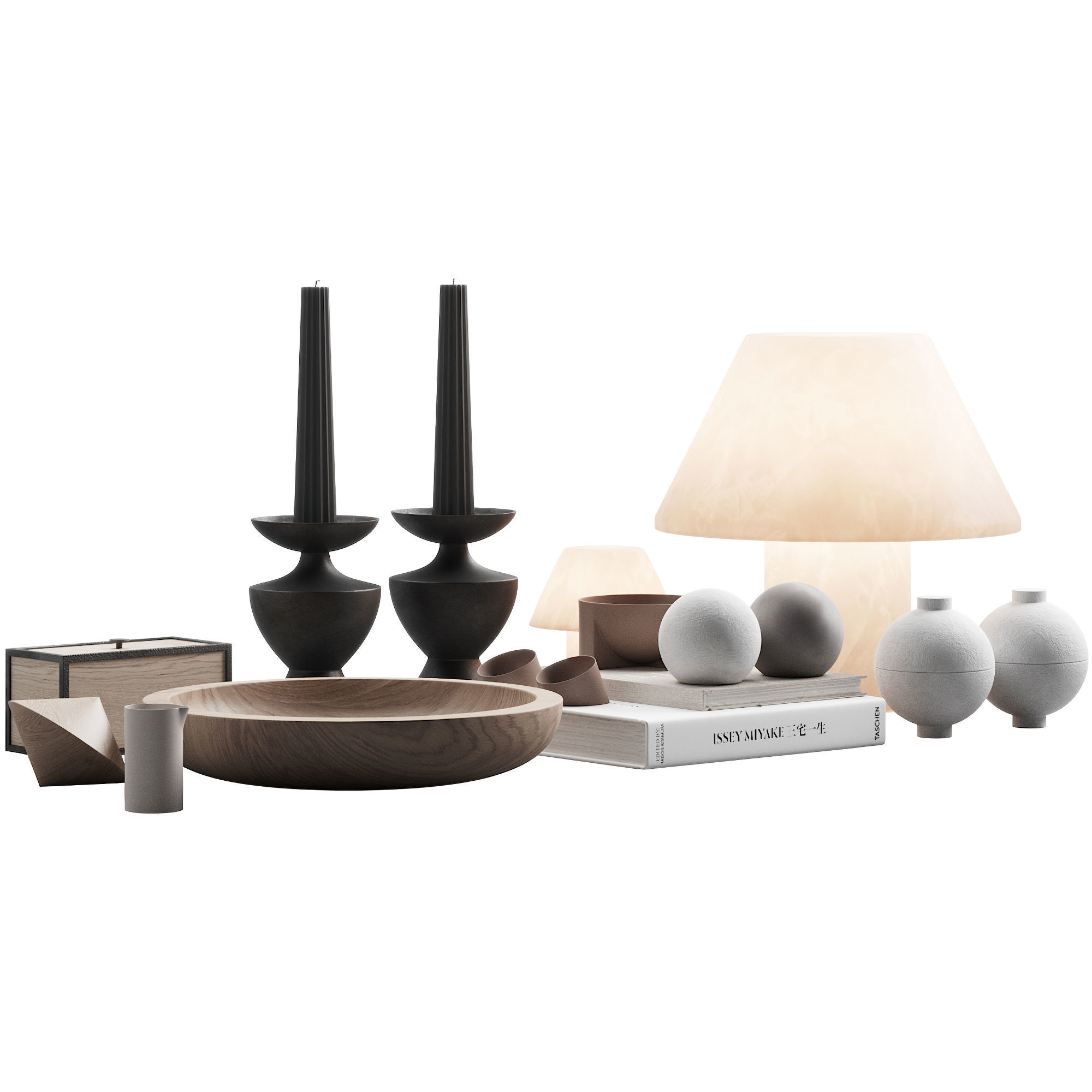 116 decorative set 029 japan style decor P03 3D model_8