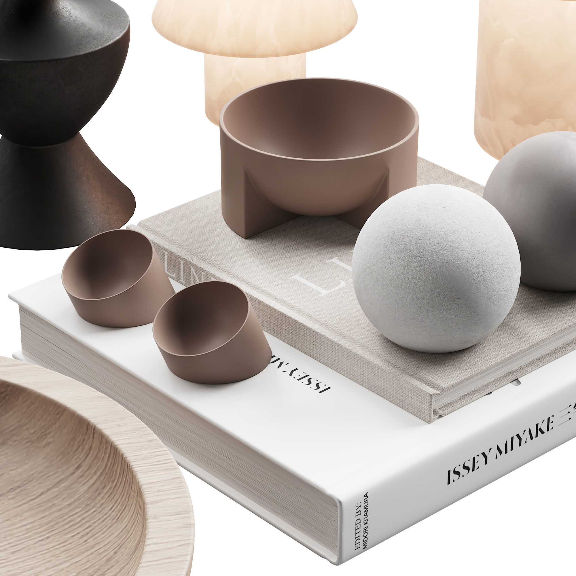 116 decorative set 029 japan style decor P03 3D model_7