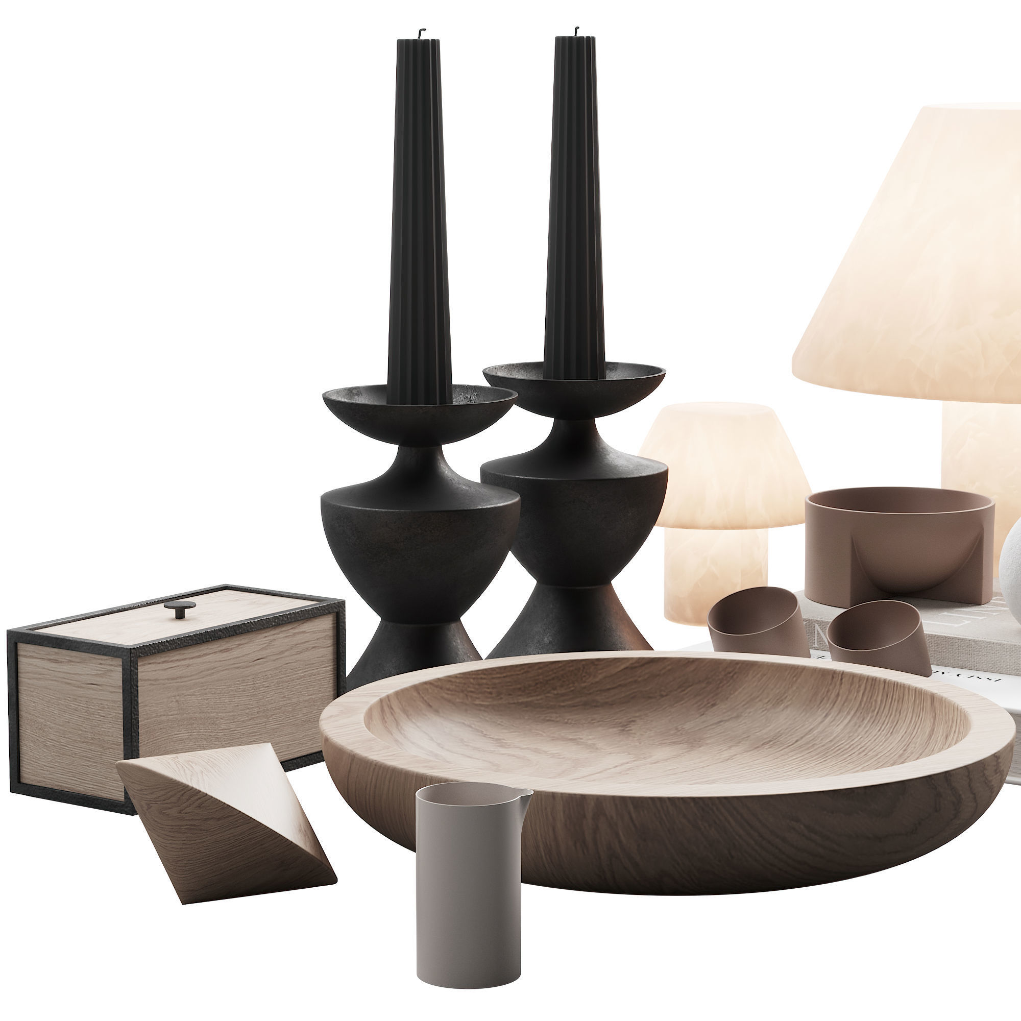 116 decorative set 029 japan style decor P03 3D model_2