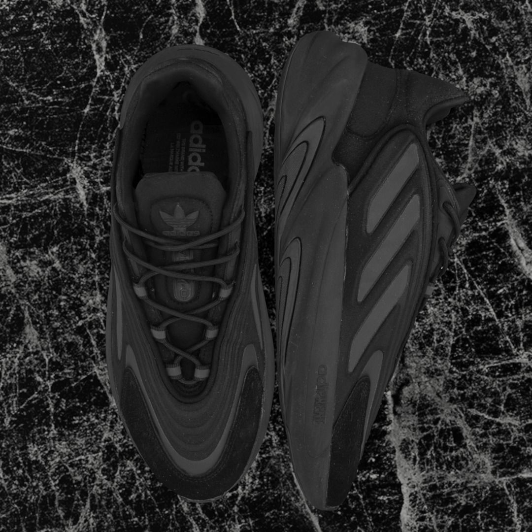 ADIDAS OZWEEGO 3D SHOES - ADIPRENE SERIES - ABSOLUTE BLACK Low-poly 3D model_2
