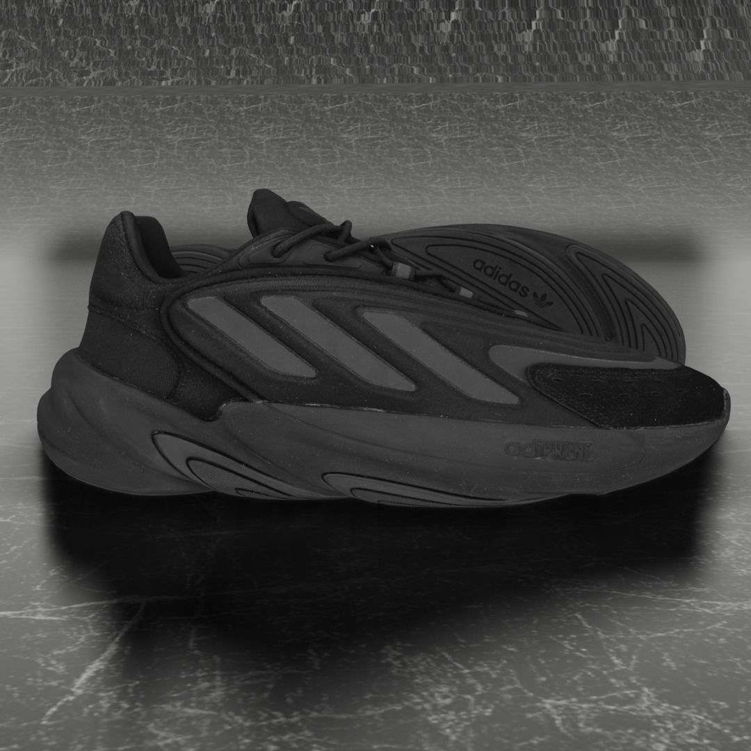ADIDAS OZWEEGO 3D SHOES - ADIPRENE SERIES - ABSOLUTE BLACK Low-poly 3D model_5