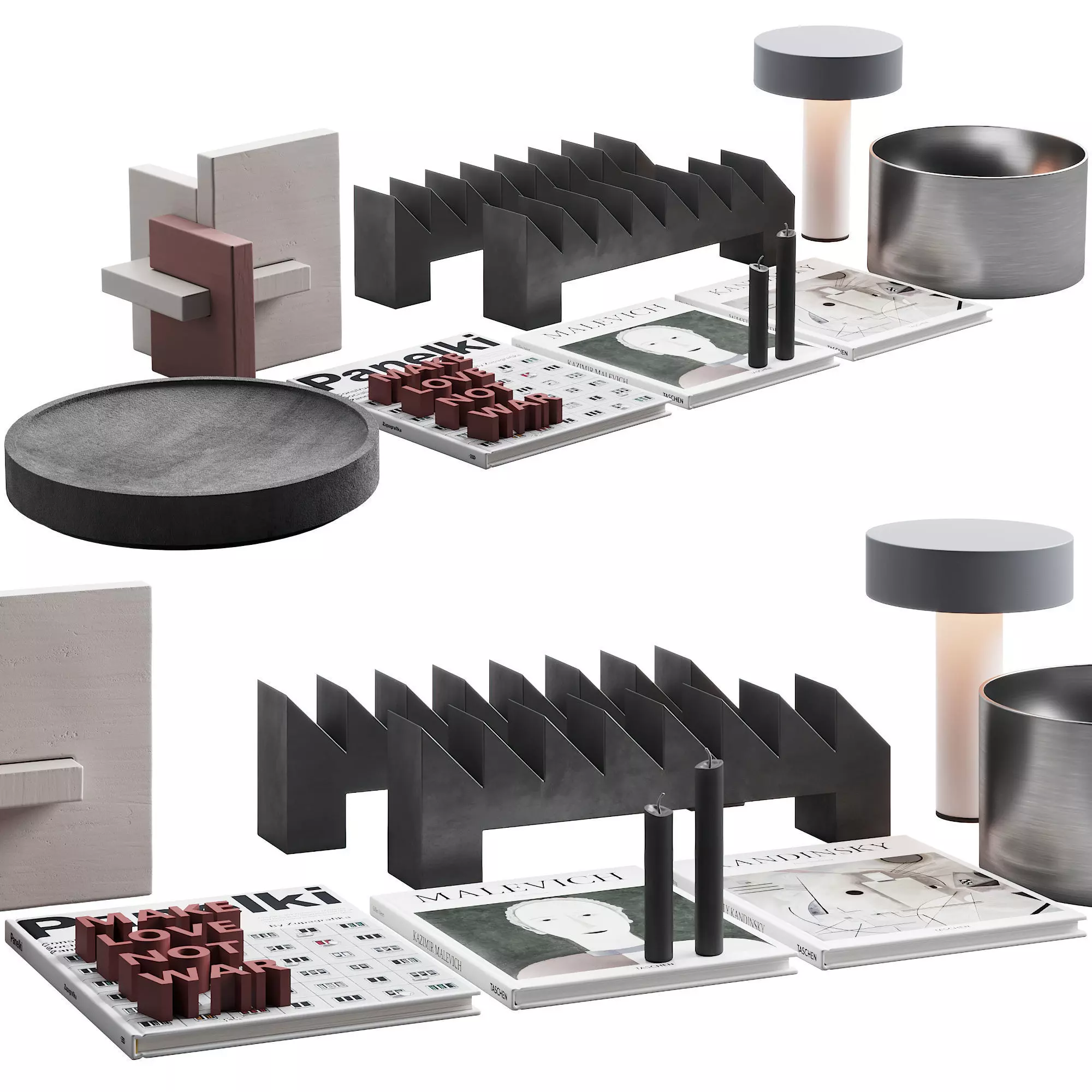 118 decorative set 031 soviet union style decor 3D model