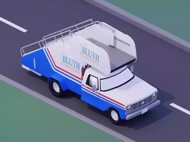 Staircar arrested development- Low Poly