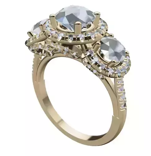 heart ring 3D print model