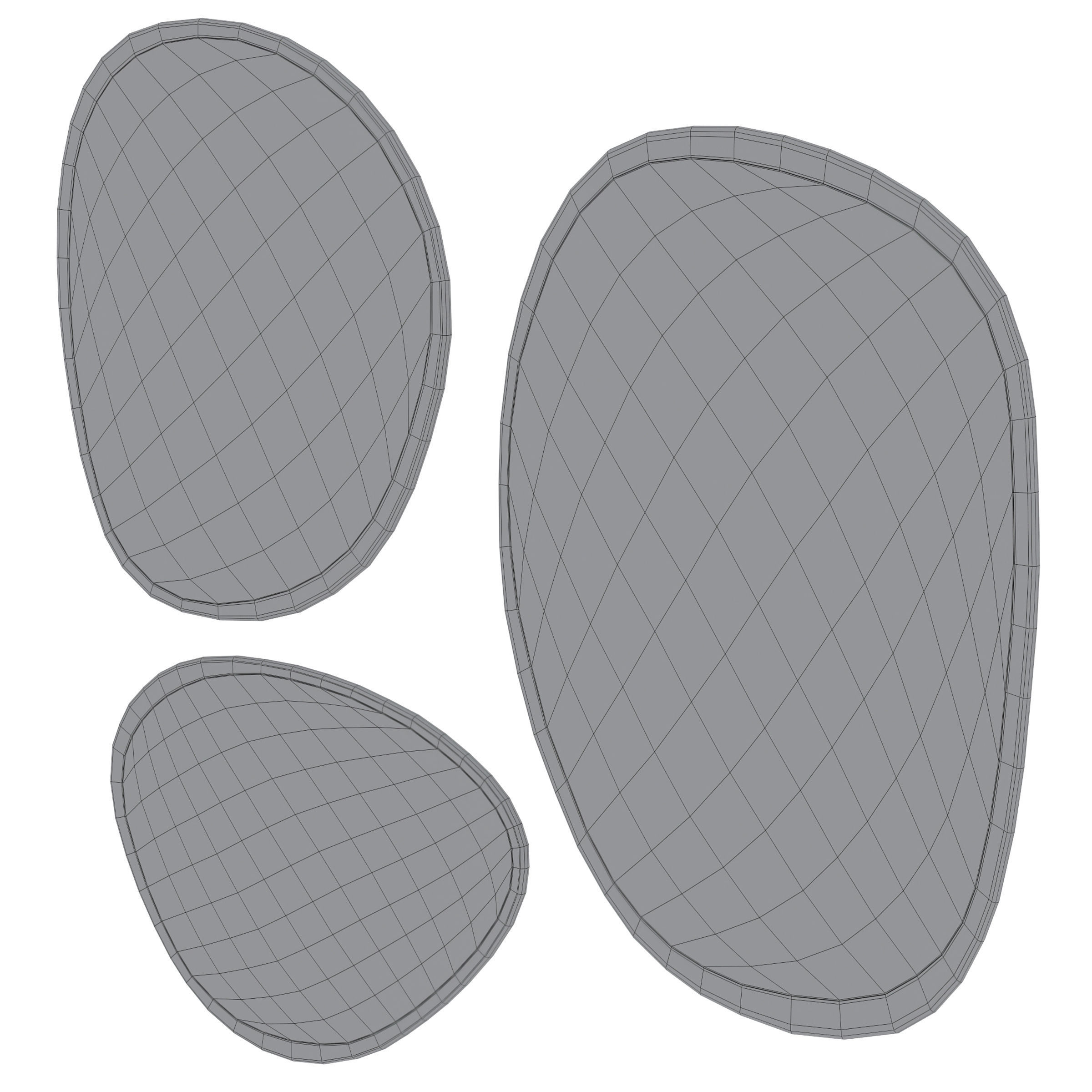 Wall Mirror Elope by Bolia 3D model_3