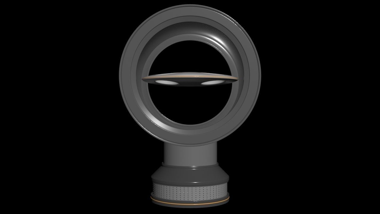 Home Wind Tunnel - Desktop Toy - Meissner Coanda Dyson - Concept 3D model_31