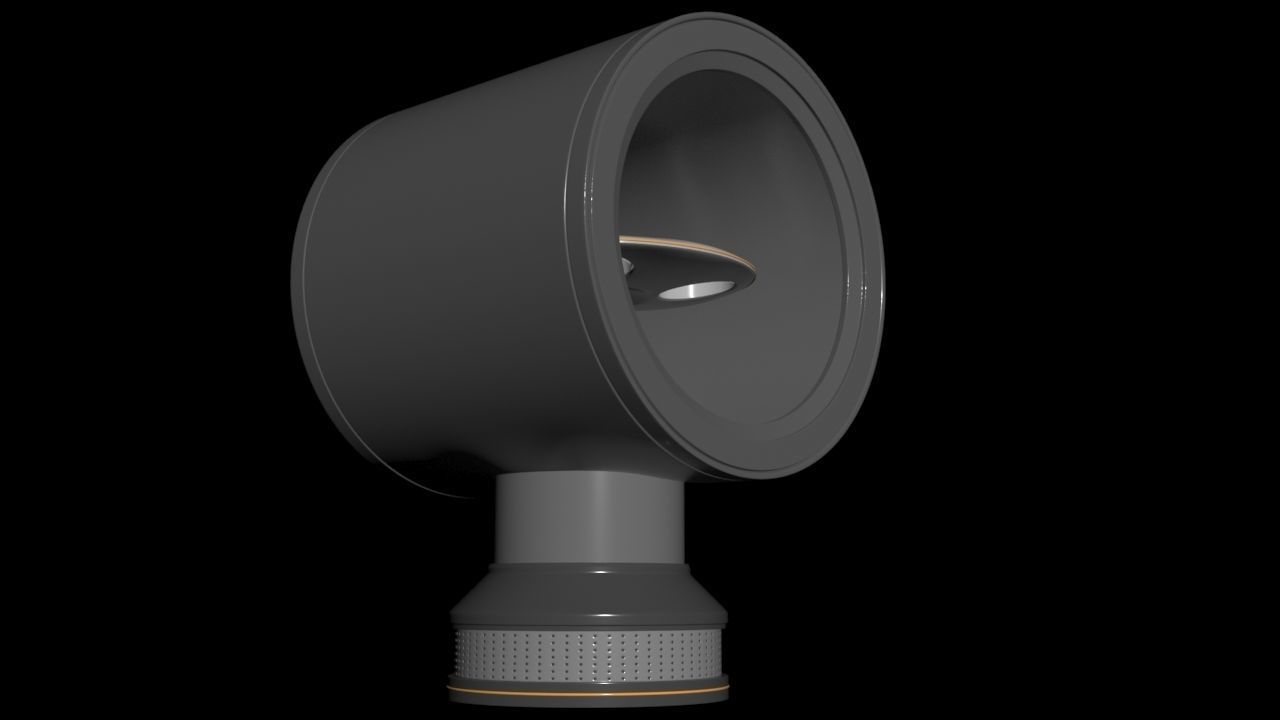 Home Wind Tunnel - Desktop Toy - Meissner Coanda Dyson - Concept 3D model_6