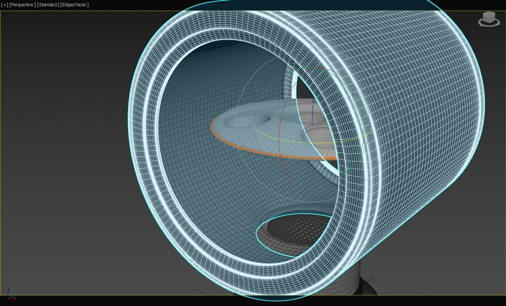 Home Wind Tunnel - Desktop Toy - Meissner Coanda Dyson - Concept 3D model_26