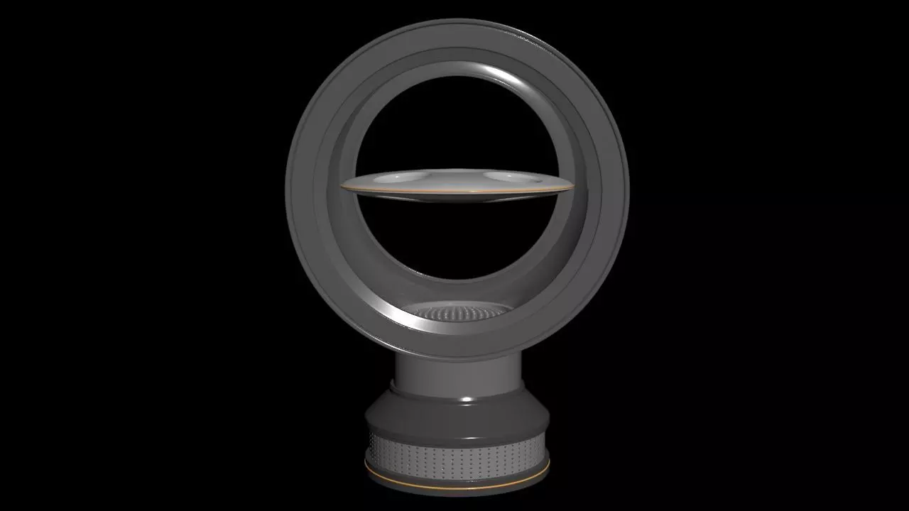 Home Wind Tunnel - Desktop Toy - Meissner Coanda Dyson - Concept 3D model_0
