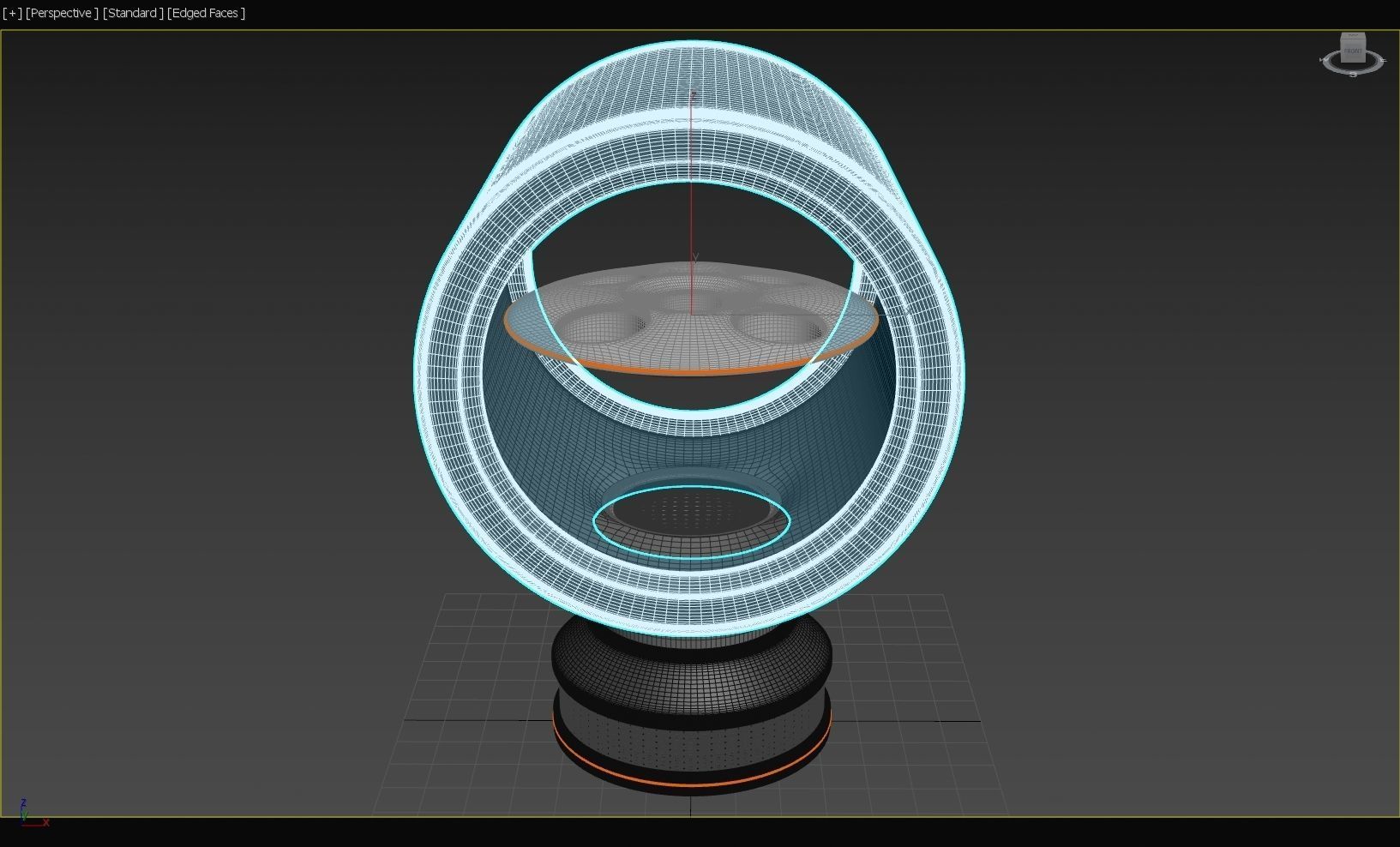 Home Wind Tunnel - Desktop Toy - Meissner Coanda Dyson - Concept 3D model_7