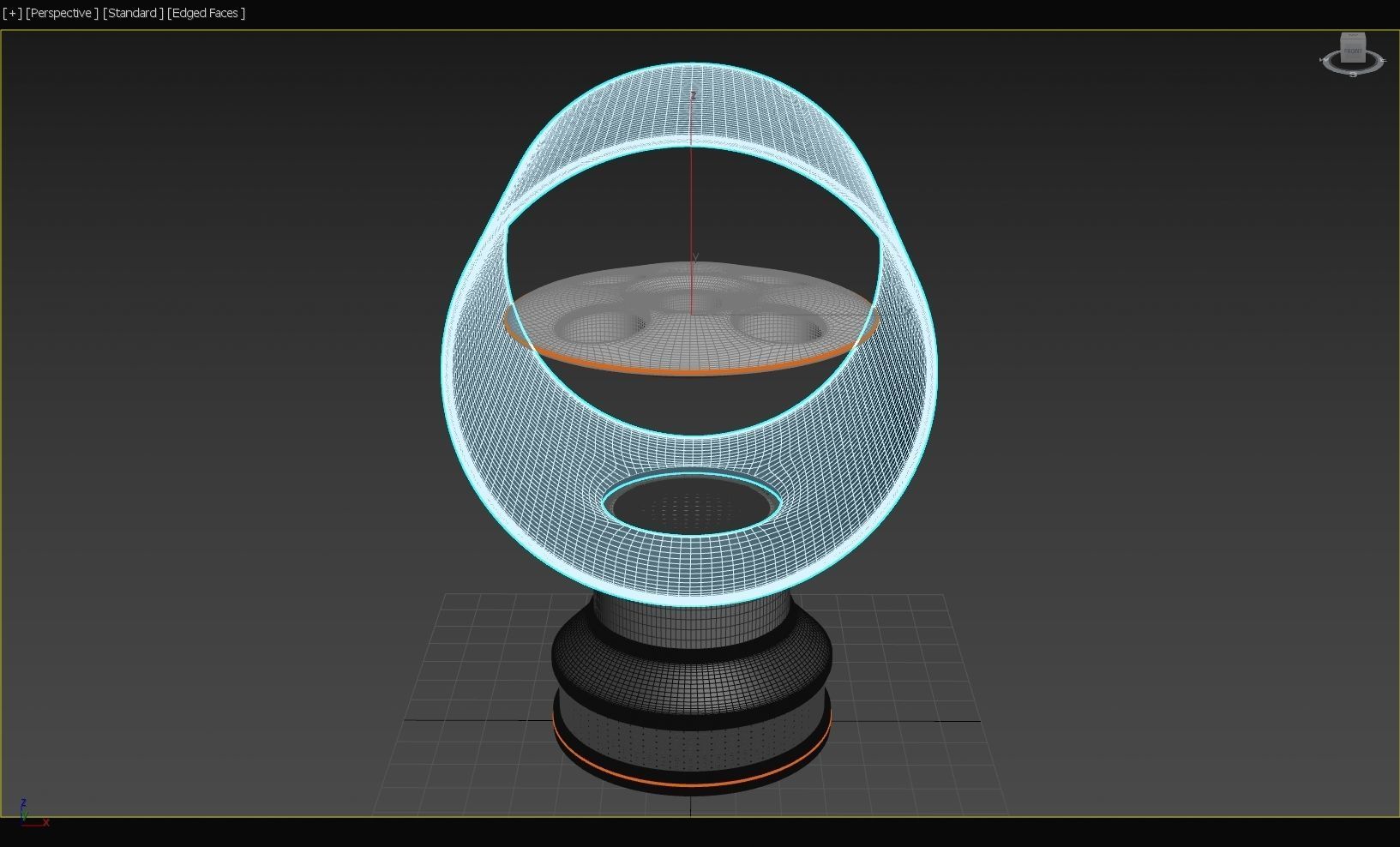 Home Wind Tunnel - Desktop Toy - Meissner Coanda Dyson - Concept 3D model_8