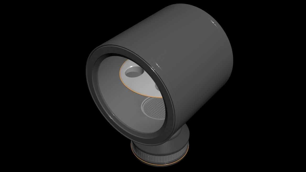 Home Wind Tunnel - Desktop Toy - Meissner Coanda Dyson - Concept 3D model_5