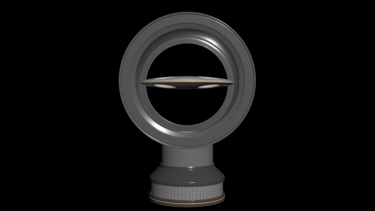 Home Wind Tunnel - Desktop Toy - Meissner Coanda Dyson - Concept 3D model_3