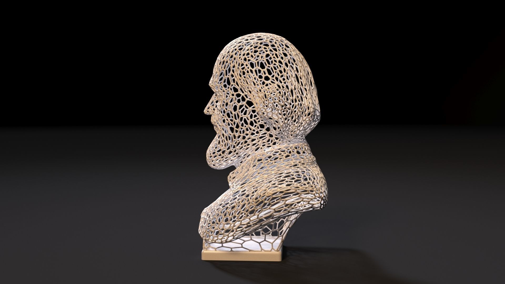 Shakespeare Bust 3D print model_2