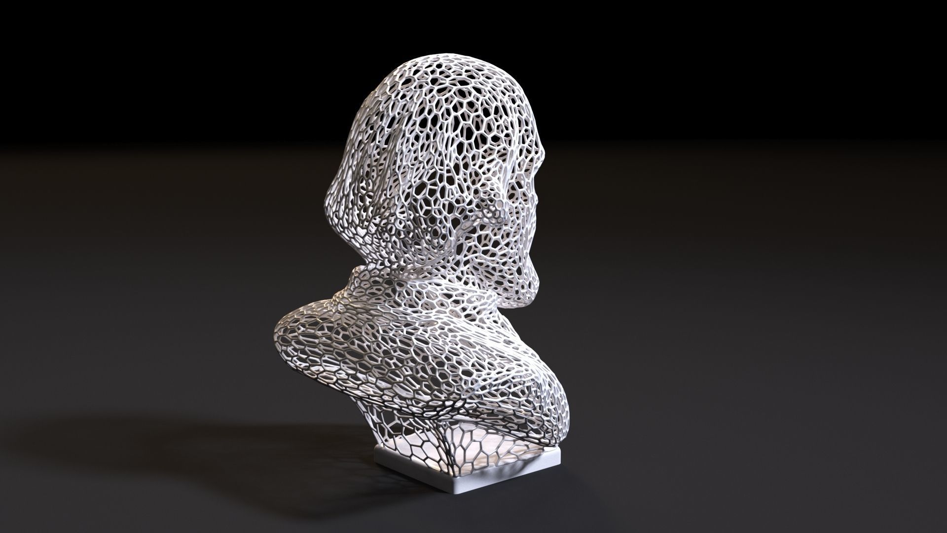 Shakespeare Bust 3D print model_5