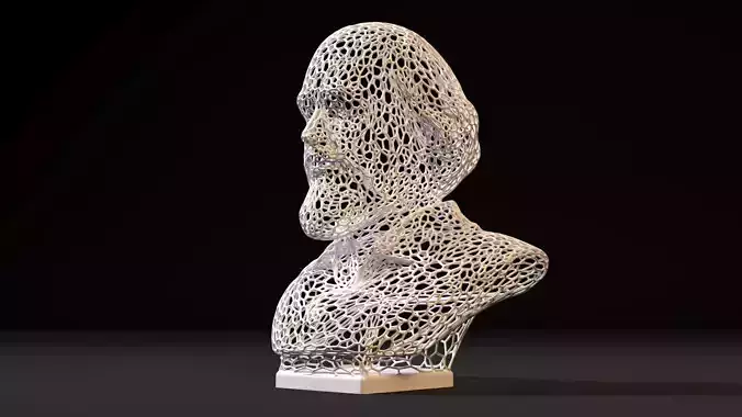 Shakespeare Bust 3D print model