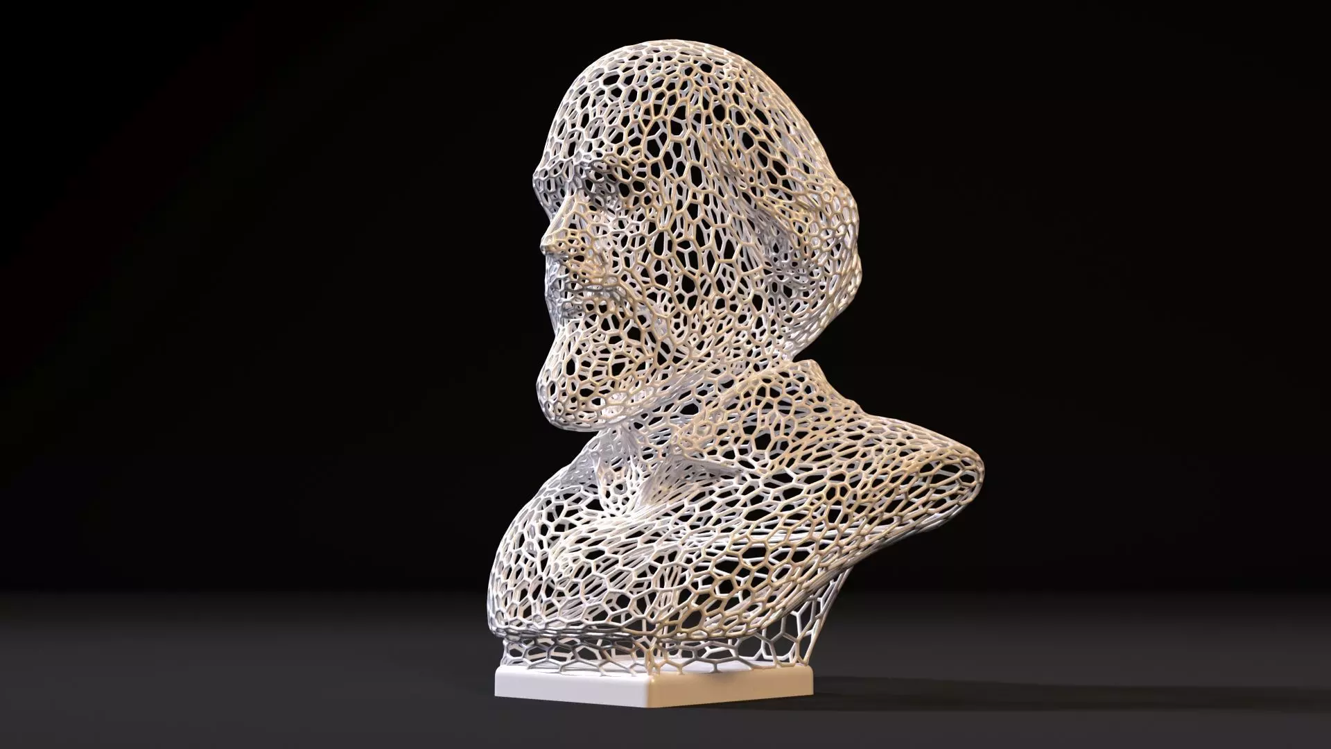 Shakespeare Bust 3D print model_0