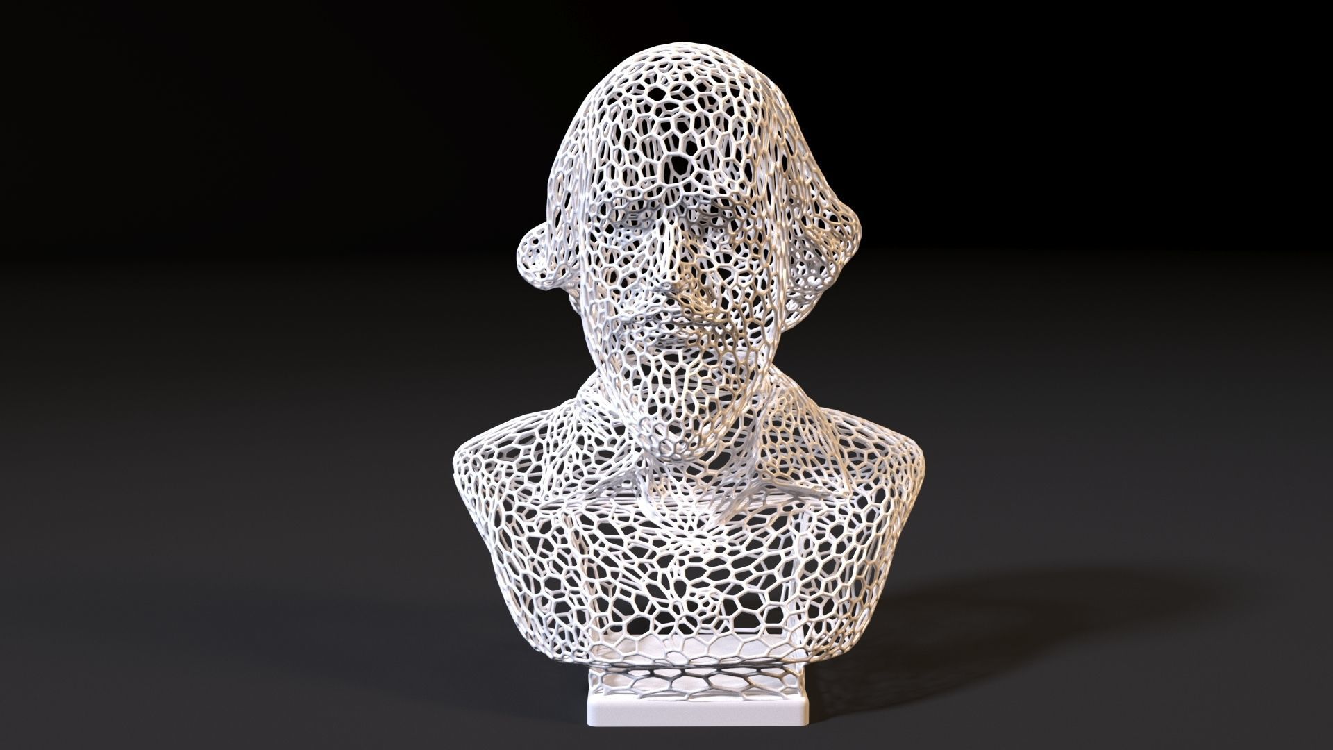 Shakespeare Bust 3D print model_8