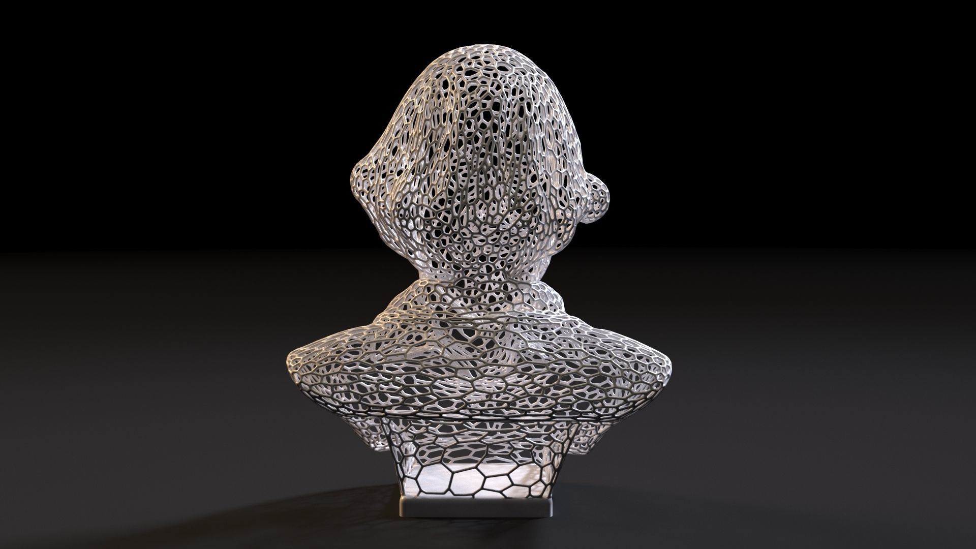 Shakespeare Bust 3D print model_4