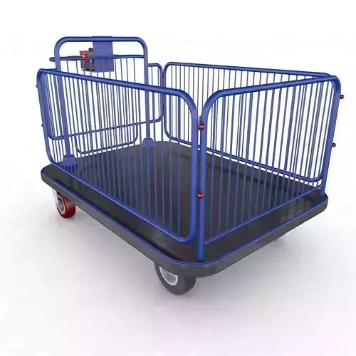 Supermarket Platform Trolley Transport