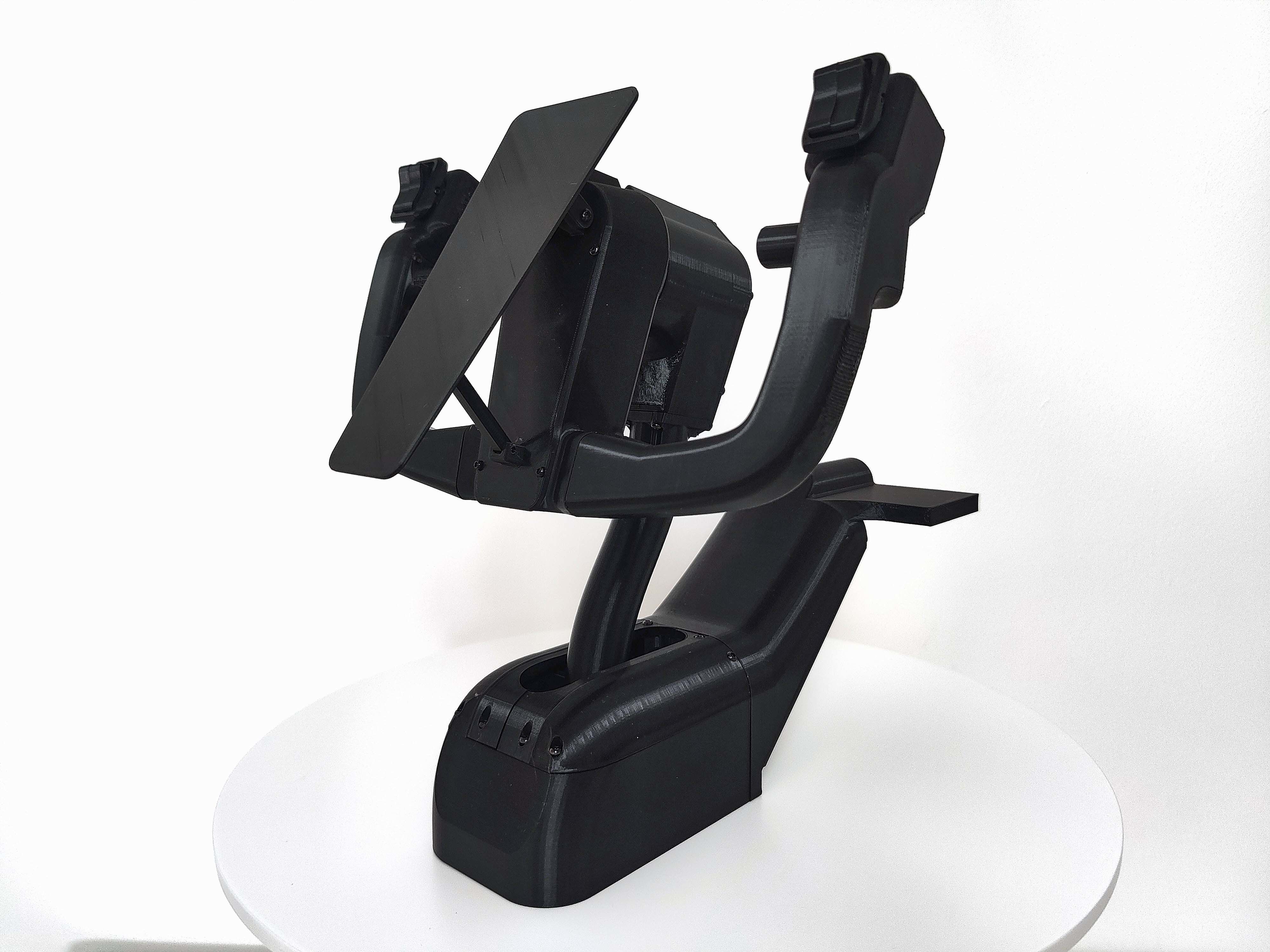 Flight SIM 3D Printed Yoke Kit Joystick Hall Sensors Version 3D print model_6