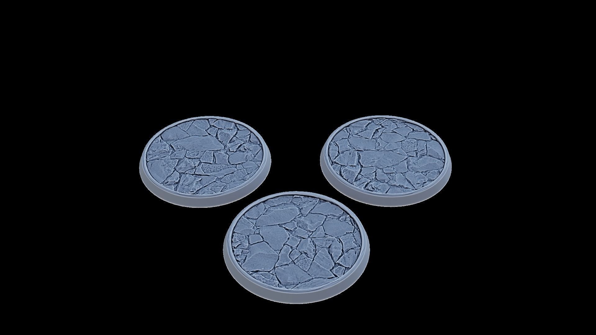 3D print cracked road bases 3D print model_3