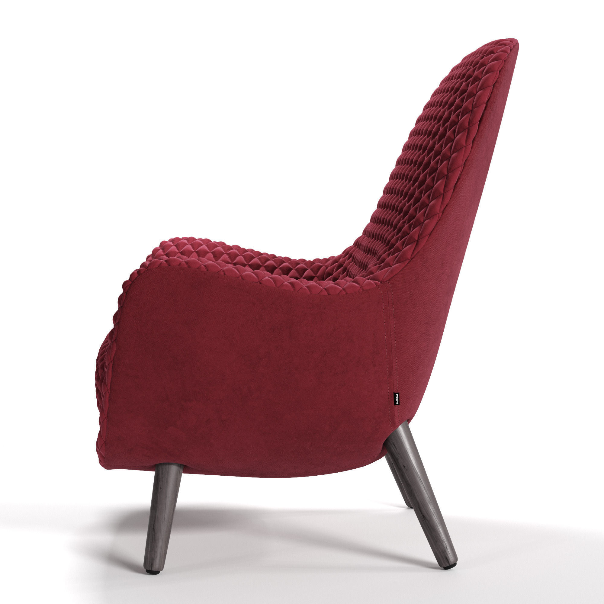 poliform mad king red 3d model animated max poliform mad king red 3d model animated max