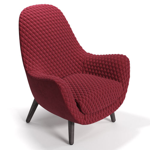 Poliform MAD KING Red 3D Model animated MAX