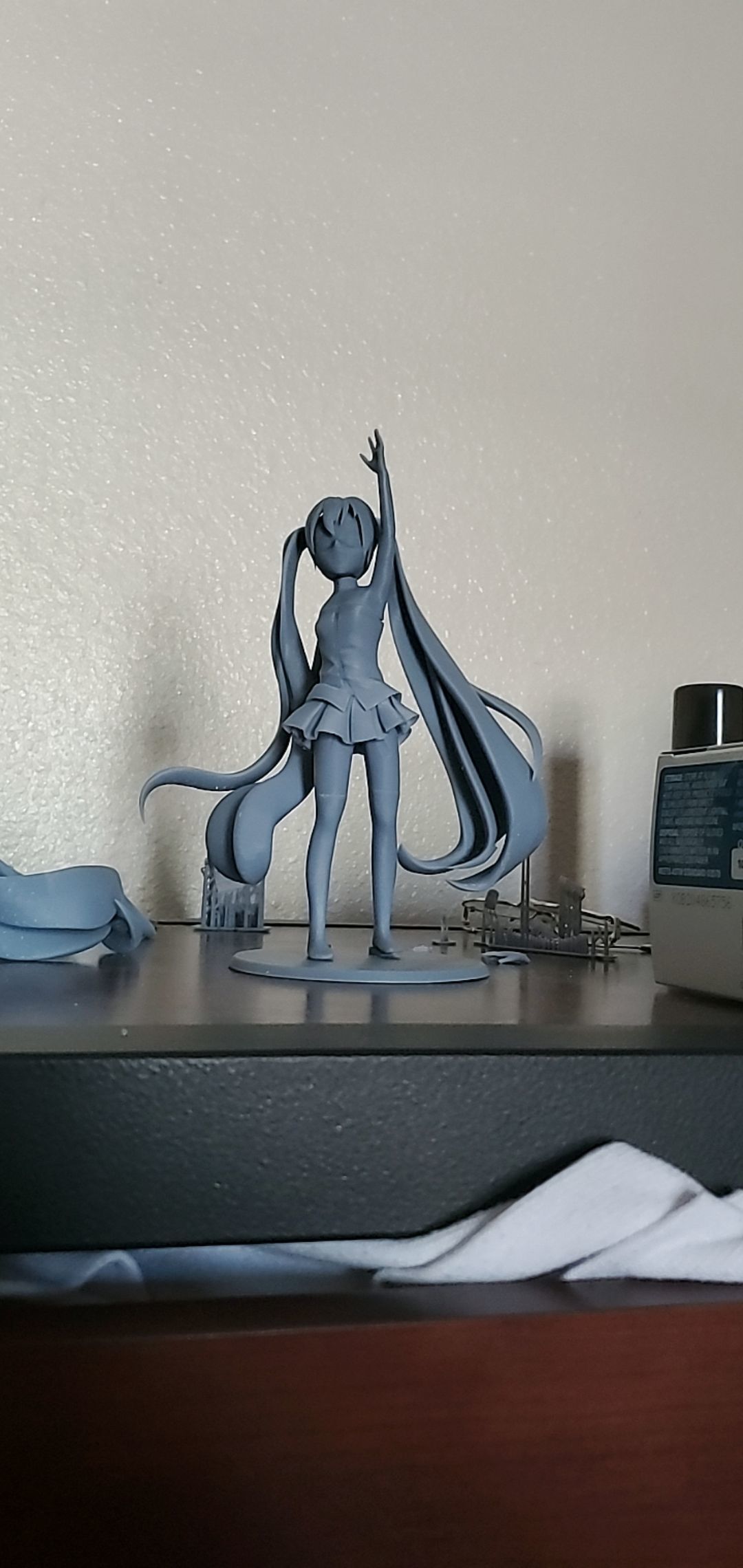 Hatsune Miku 3D printing character resin printer ready 3D print model_8