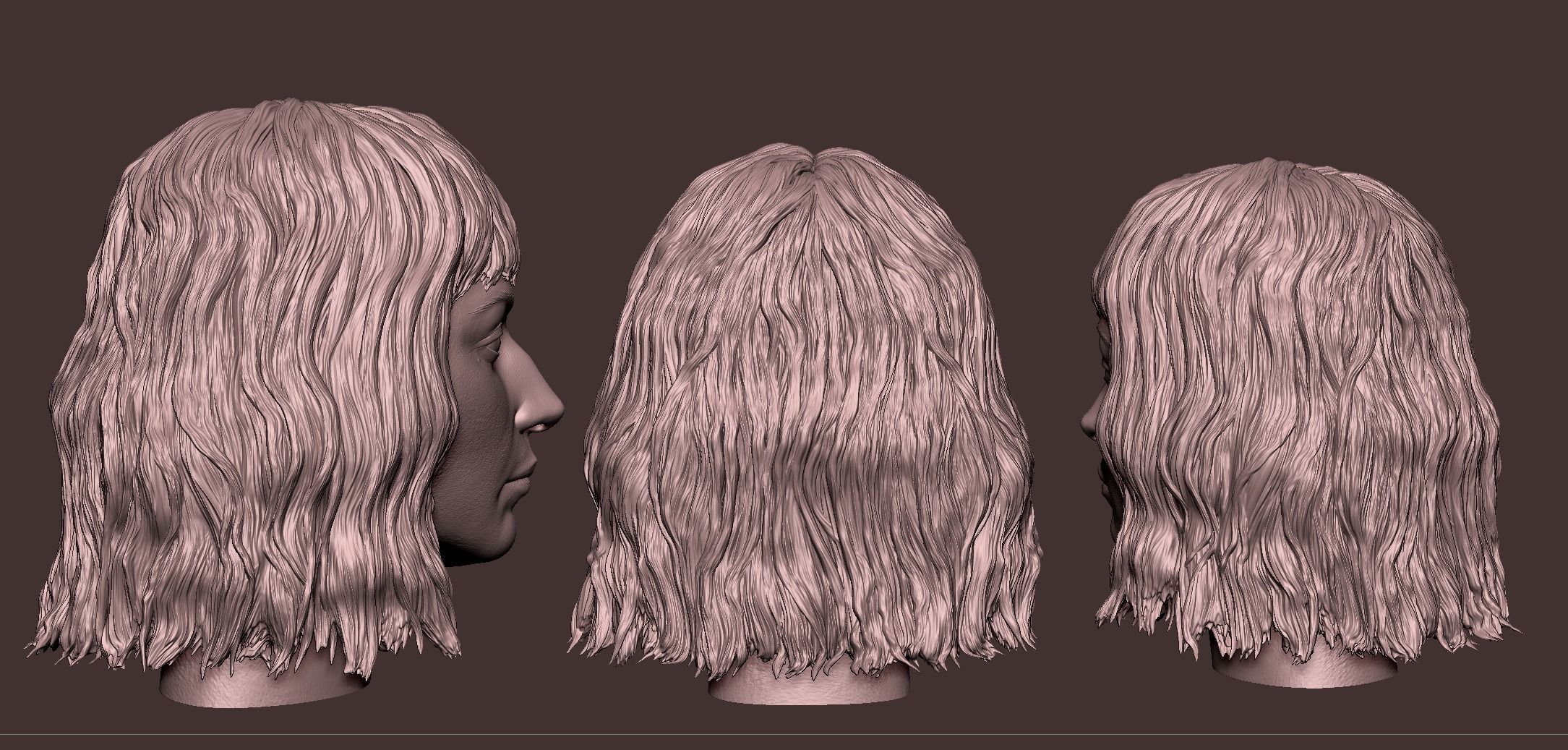 Harley Quinn - Lady Gaga Head 3D print model_5