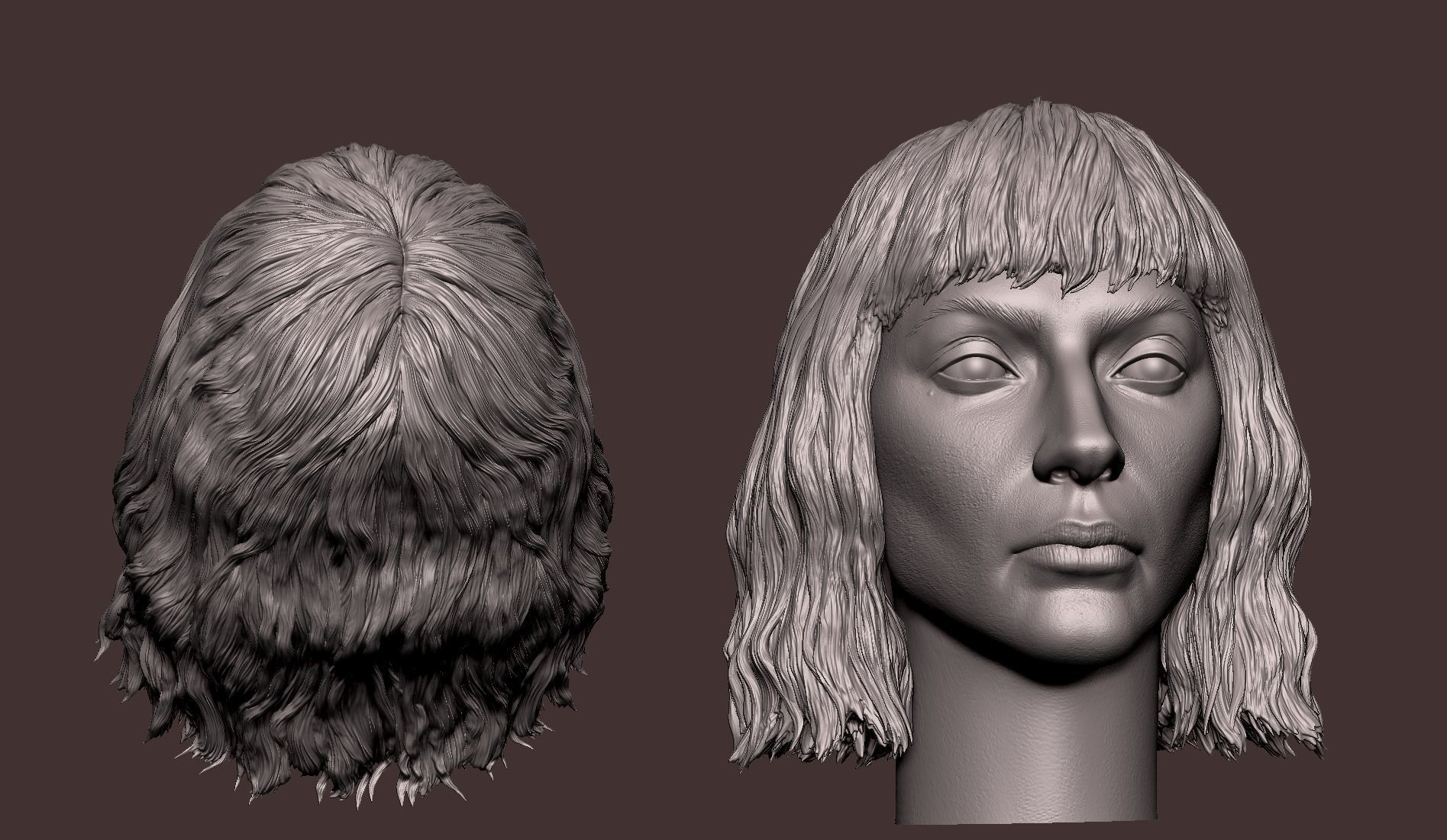Harley Quinn - Lady Gaga Head 3D print model_6