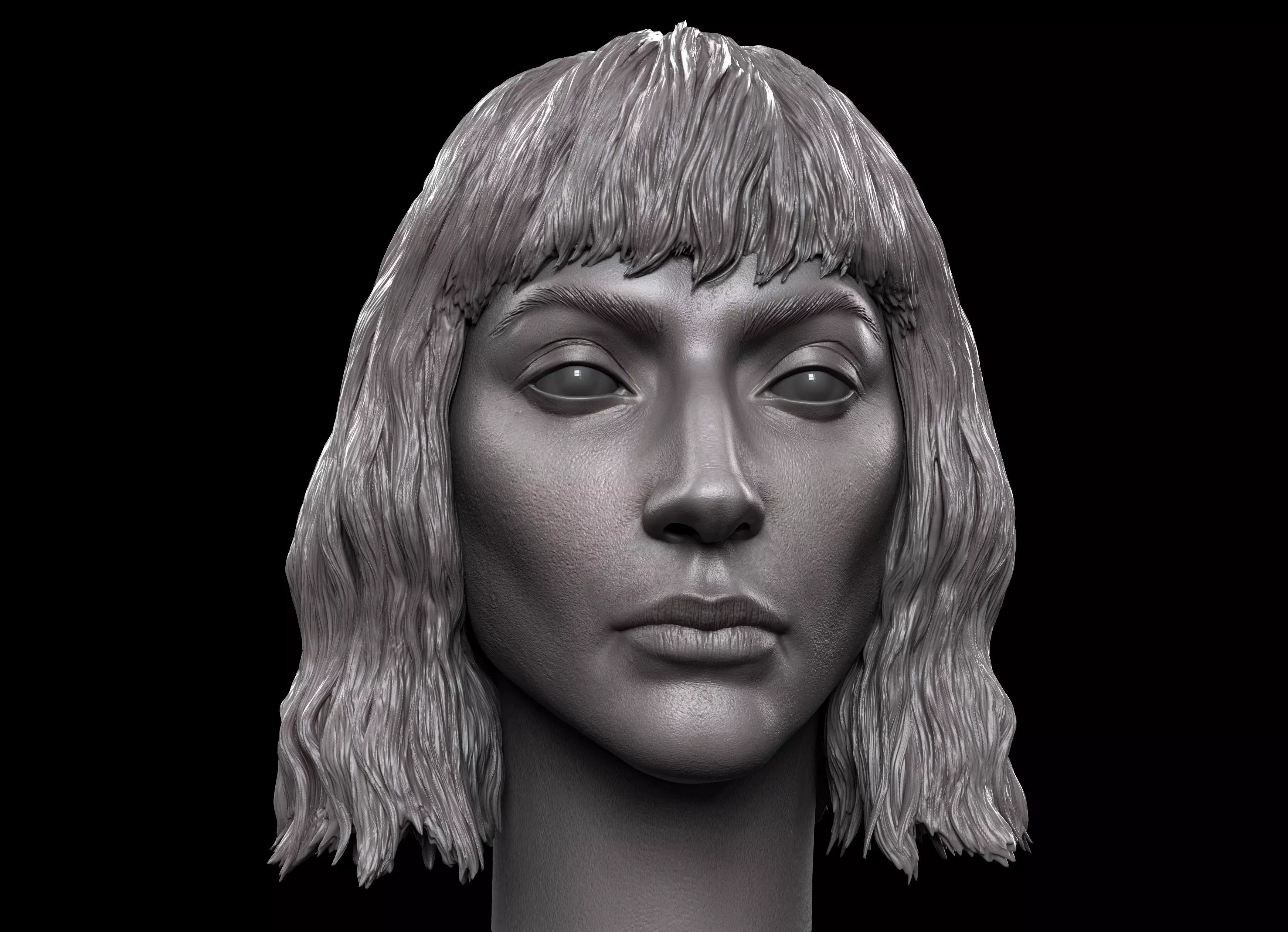 Harley Quinn - Lady Gaga Head 3D print model_0