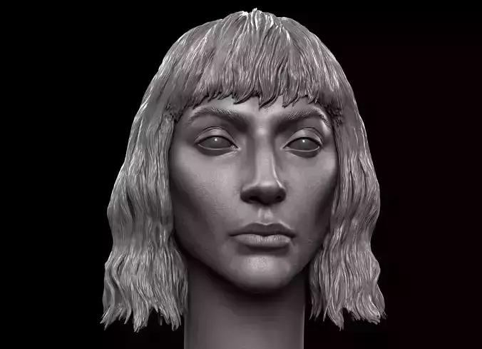 Harley Quinn - Lady Gaga Head 3D print model